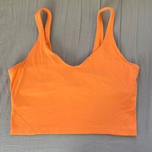 Lululemon Align Tank in Orange Soda - Size 12
